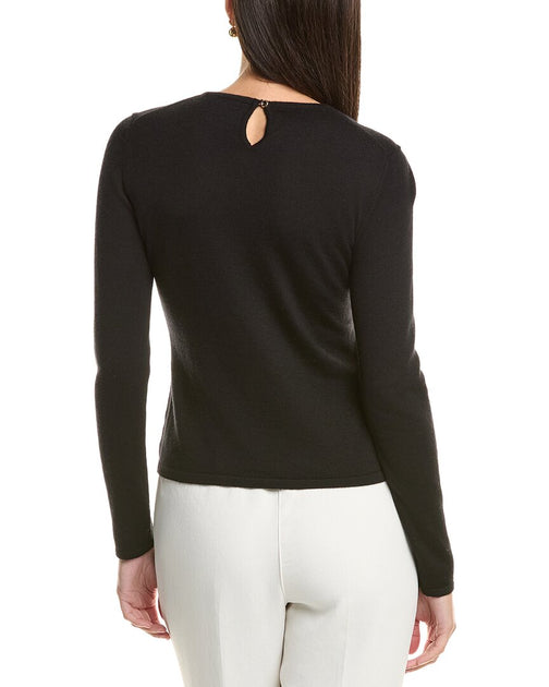 Oscar de la Renta Sweater Black Small 3
