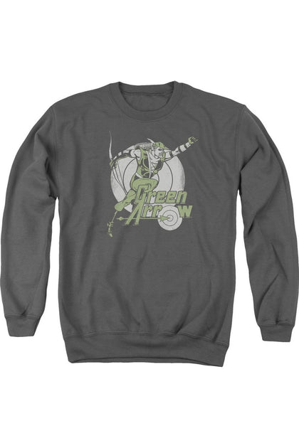 Gildan DC Comics Right On Target Crewneck Sweatshirt Grey XXXL 2