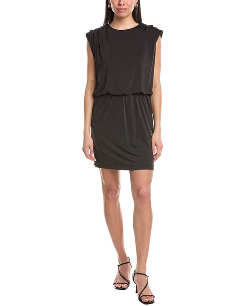 Julia Jordan Robe Mini en Satin Noir US 6 2