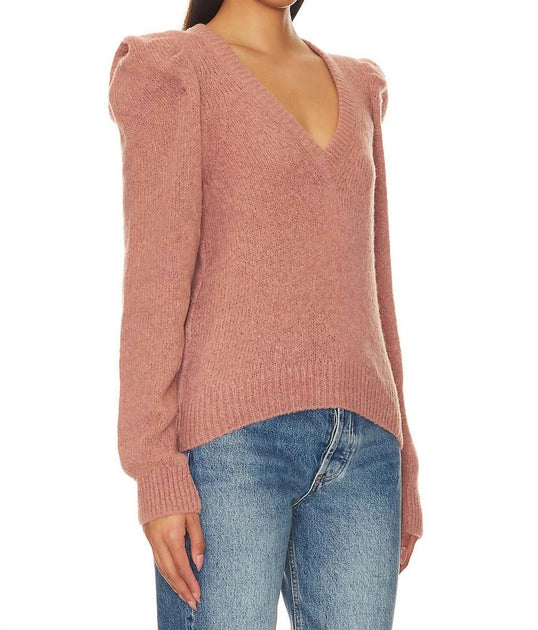 Nation LTD Lara Sweater Pink Large 4