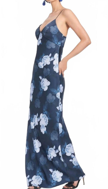 Sachin & Babi Alta Maxi Gown Blue US 0 4