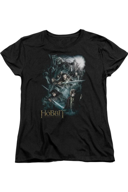 Gildan The Hobbit Epic Adventure T-Shirt Black Large 2