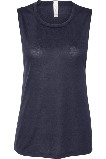 BELLA + CANVAS Flowy Scoop Muscle Tank Multi Medium 2