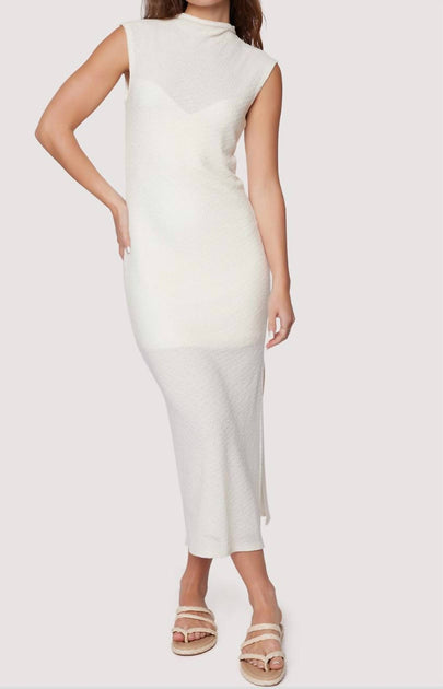 Lost + Wander Marseille Midi Dress White Medium 2