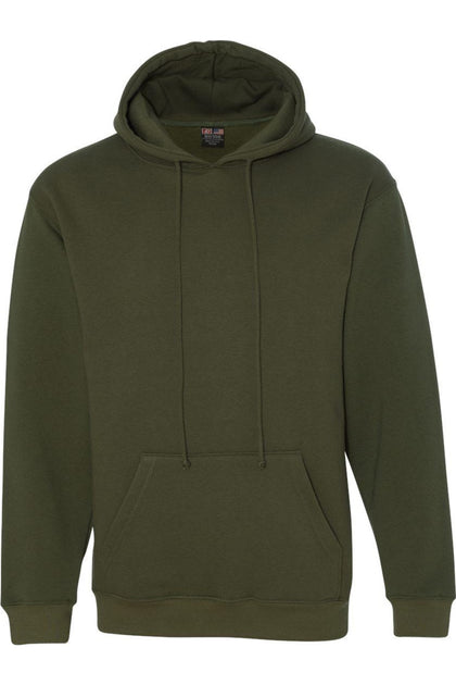 Bayside USA-Made Hooded Sweatshirt Green XXX-Large 2