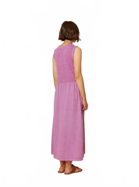 indi & cold Kombiniertes Midikleid Lila XS 3
