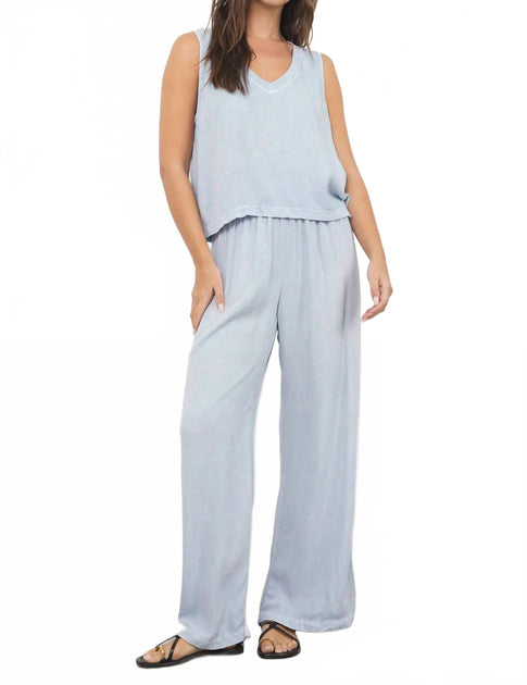 LAmade Kalani Wide-Leg Pant Blue XLarge 2