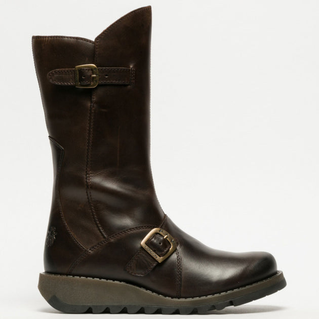 FLY London MES2913 Wedge Boots Brown 9 2