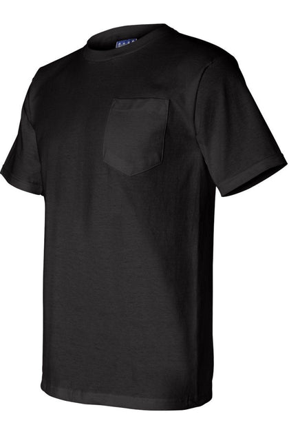 Bayside Union-Made T-Shirt mit Brusttasche Schwarz XLarge 4