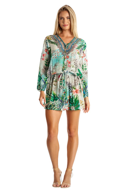 La Moda Clothing Blythe Tunic Dress Multi Large/XLarge 2