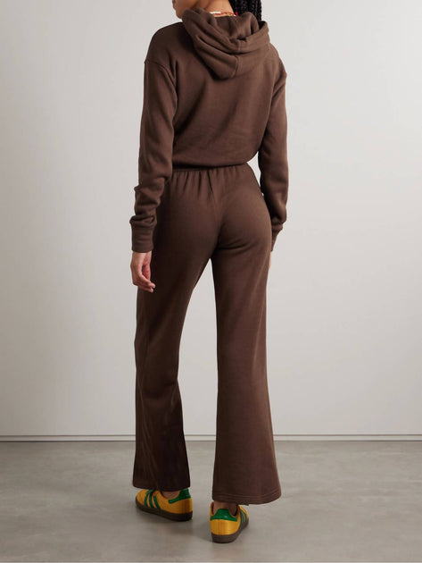 Rivet Utility Manifester Jersey Hooded Jumpsuit Brown XL 4