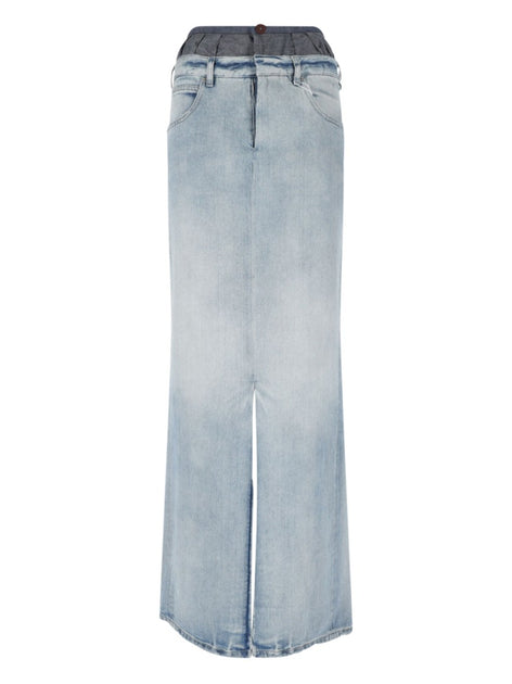 スカート Maison Margiela DENIM SKIRT ANONIMITY OF THE LINING Maison Margiela Anonimity Of The Lining' Maxi Denim Skirt