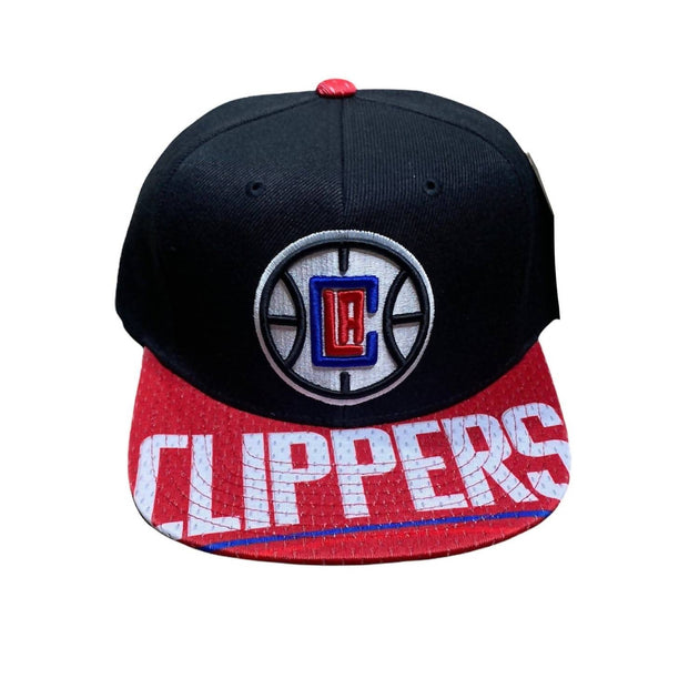 Mitchell & Ness NBA LA Clippers Snapshot Snapback Cap Black One Size 2
