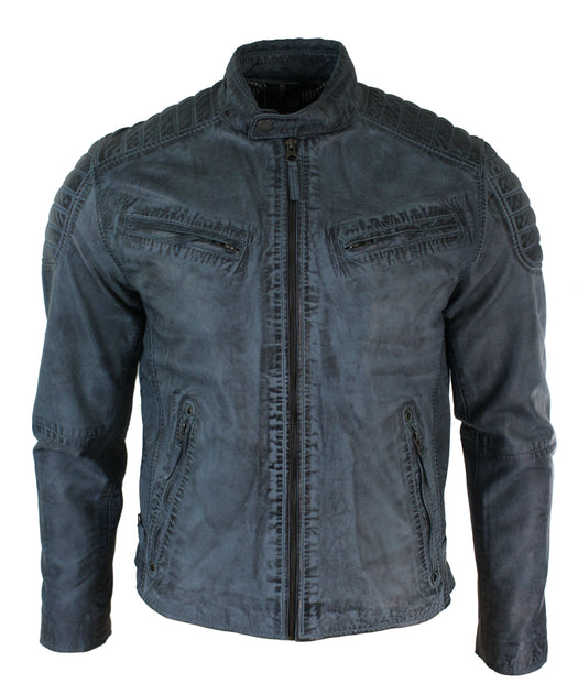 TruClothing Biker Jacket Brown 4XLarge 2