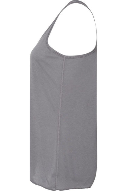 BELLA + CANVAS Flowy Racerback Tank Grey XLarge 4