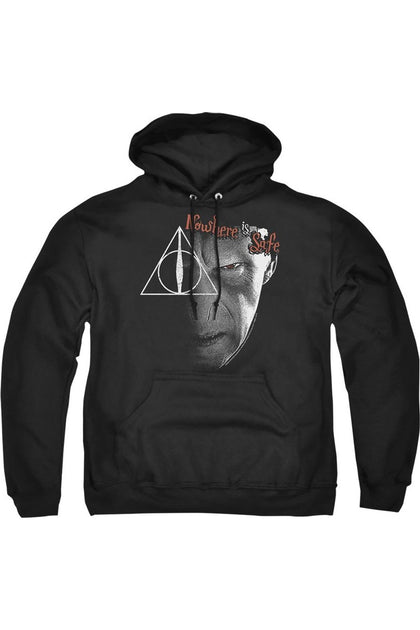 Gildan Harry Potter Nowhere Is Safe Hoodie Black 4XLarge 2