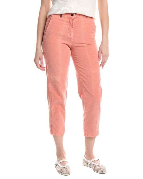 Peserico Corduroy Trouser Pink EU 42 2