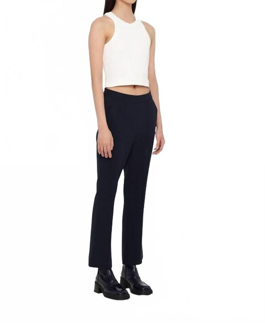 CLOSED Cropped Racer Tank Ivory XS 5