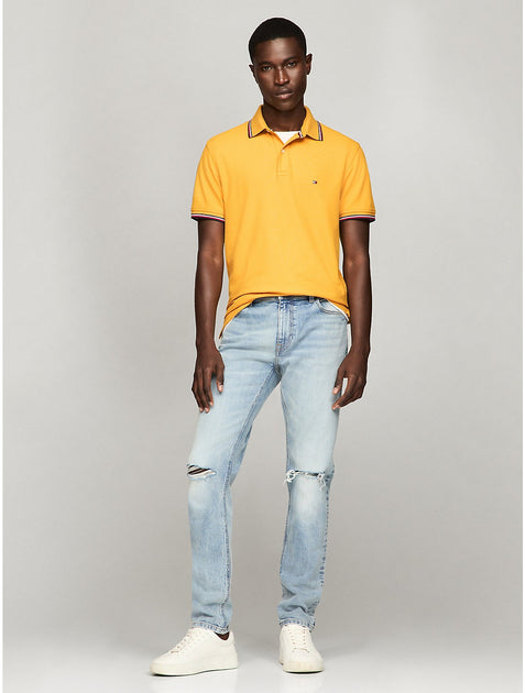 Tommy Hilfiger Regular Fit Tommy Wicking Polo Blue XLarge 3