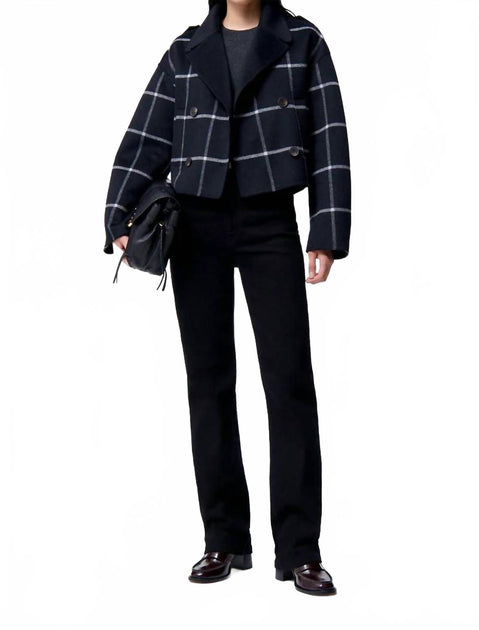 Vanessa Bruno Beran Cropped Jacket Black EU 42 4