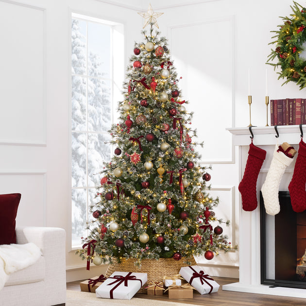 Best Choice Products Pre-Lit Cashmere Artificial Christmas Tree 7.5ft 3