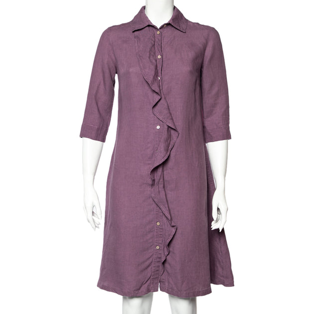 Weekend Max Mara Midi Dress Purple Small 2
