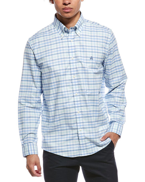 Brooks Brothers Regular Fit Woven Shirt Blue Large 2