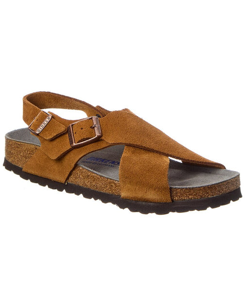Birkenstock Tulum SFB Narrow Suede Sandal Brown EU 40 2