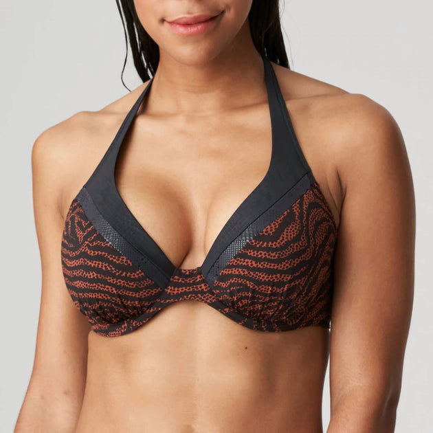 PrimaDonna Issambres Padded Tri Bikini Top Black 36E 2