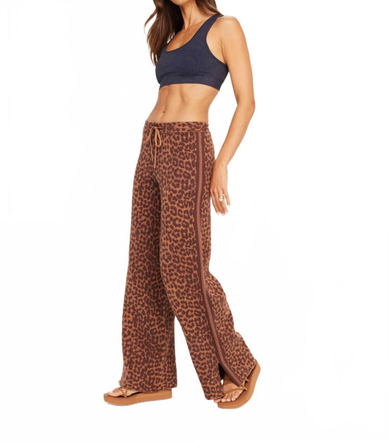 The Upside Malawi Freya Knit Pant Brown XS 4