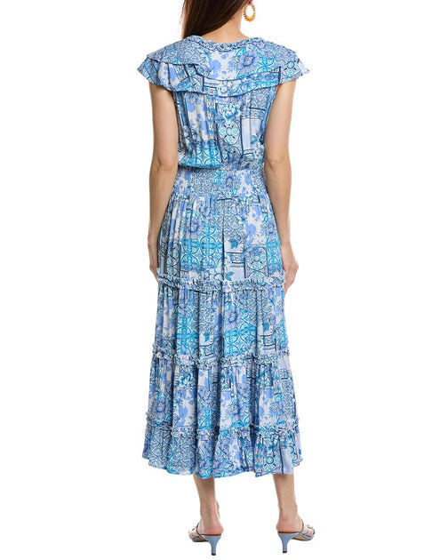 Walker & Wade Brigitte Midi Dress Blue XXSmall 3