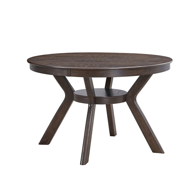 Streamdale 47" Round Rubber Wood Dining Table 2