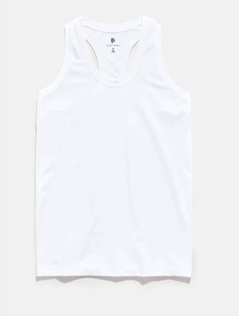 Flint Park Volley Tank Top White Small 3