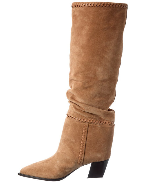 Jimmy Choo Hart Stitch 60 Knee-High Boot Brown EU 36 3
