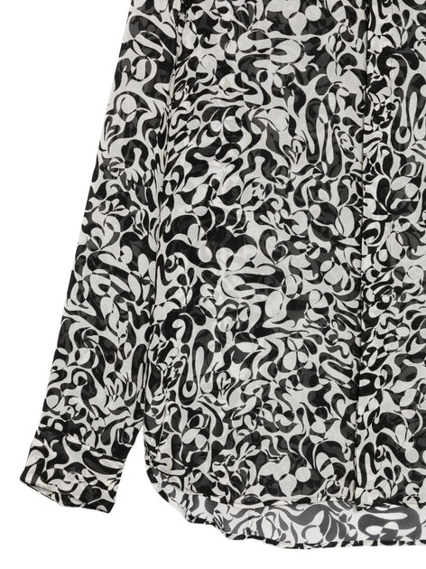 Dries Van Noten Long-Sleeve Shirt Black EU 50 4