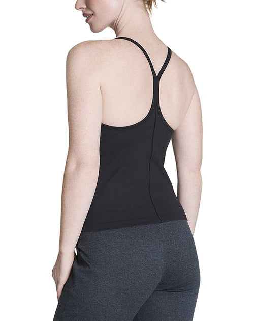 SPANX Ribbed V-Neck Shelf Tank Black XSmall 3