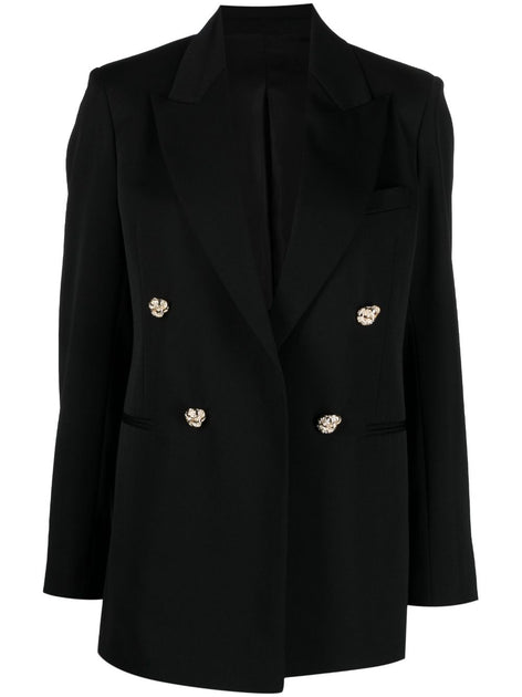 Lanvin Wool Blazer Black EU 42 2
