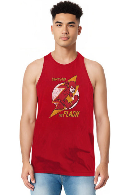 Gildan DC Comics Flash Bolt Tank Top Red XXL 4