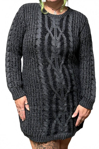 So Me Alora Sweater Dress Grey XL 2
