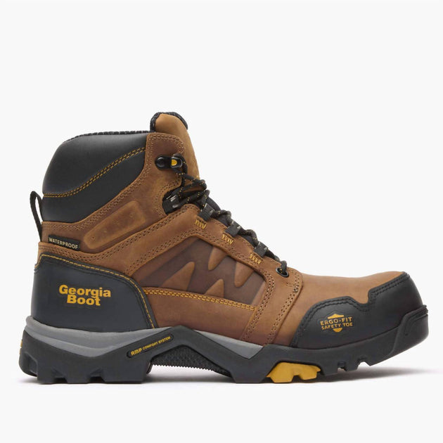 Georgia Boot Amplitude Composite Toe Waterproof Boot Brown 11 2