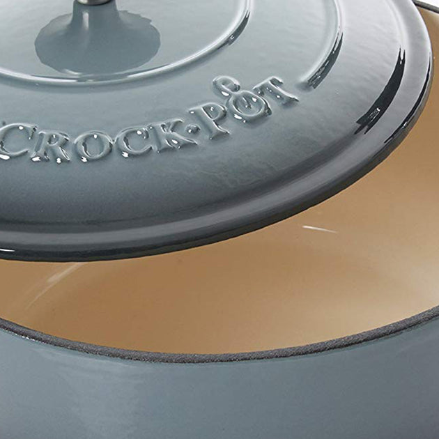 Crock-pot Artisan 5 Quart Rond Émail Fonte Cocotte 3