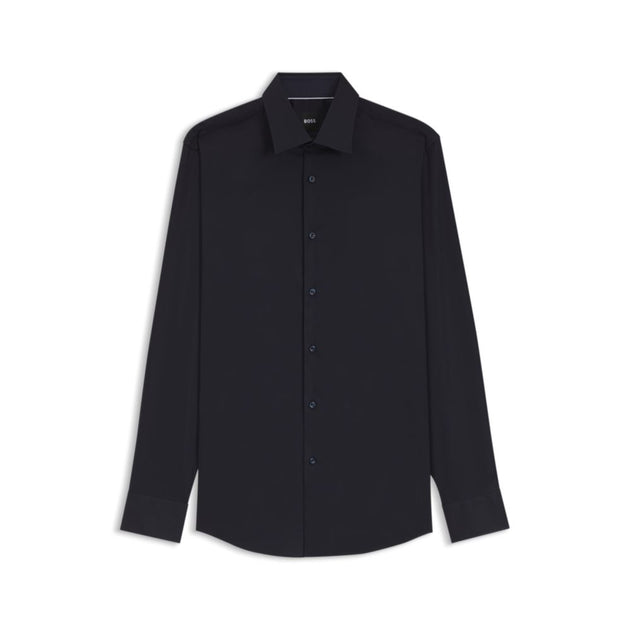 Boss Easy-iron Slim-fit Shirt Black US 18 2
