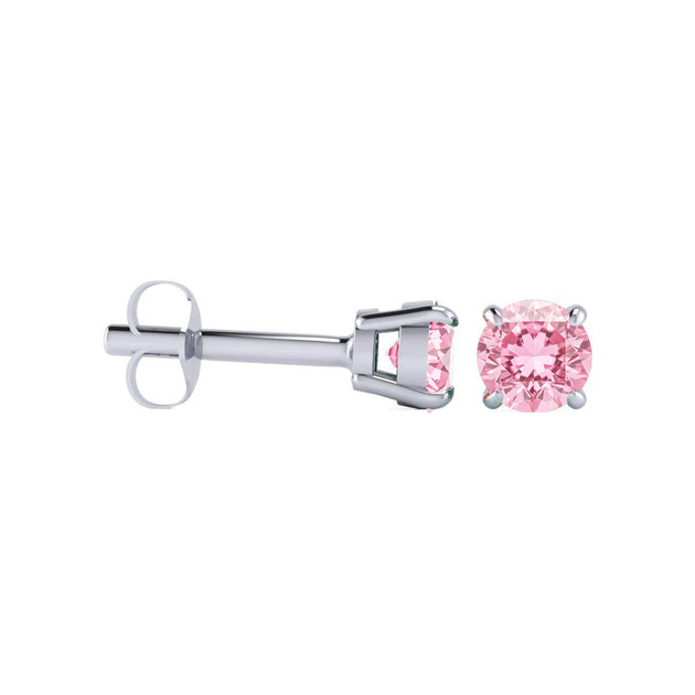 SuperJeweler Gemstone Stud Earrings Red 6