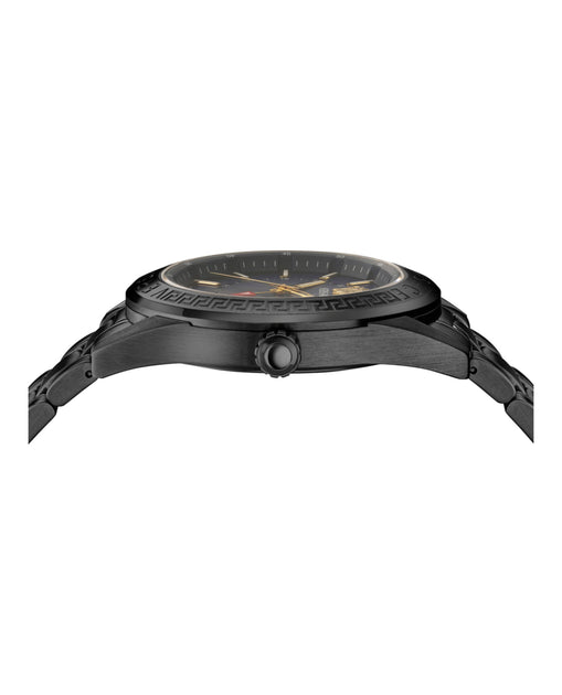 Versace V-Code GMT Watch Black 3