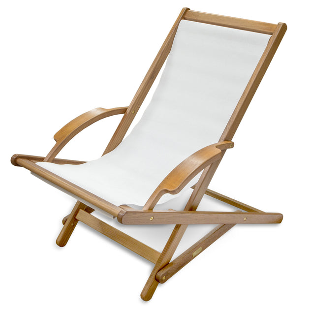 Hivvago Deck Chair White 4