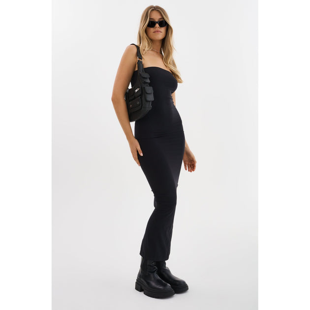 Lamarque Olesia Mini Leather Cargo Bag Black One Size 3