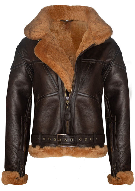 Infinity RAF Sheepskin Flying Jacket Black 4XLarge 2