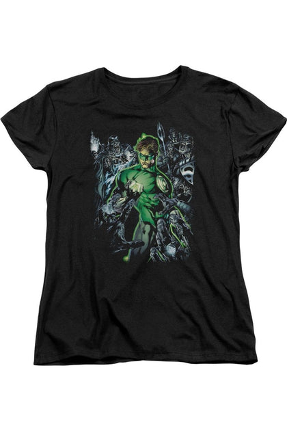 Gildan Green Lantern Surrounded By Death T-Shirt Noir Large 2