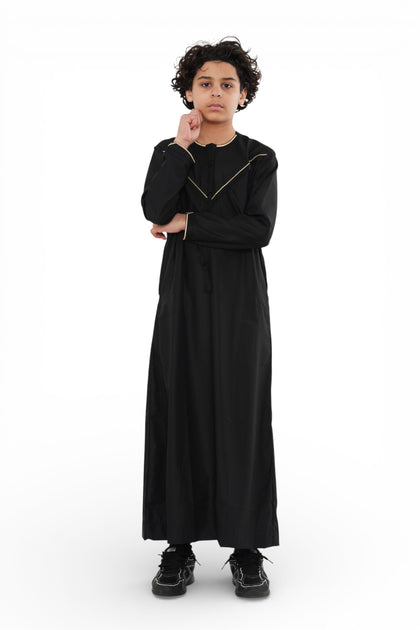 K-TT-006 Boys Thobe Black 7 Years 3
