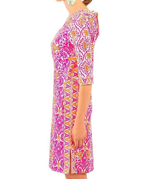Scott Jersey Bateau Dress Multi Medium 3